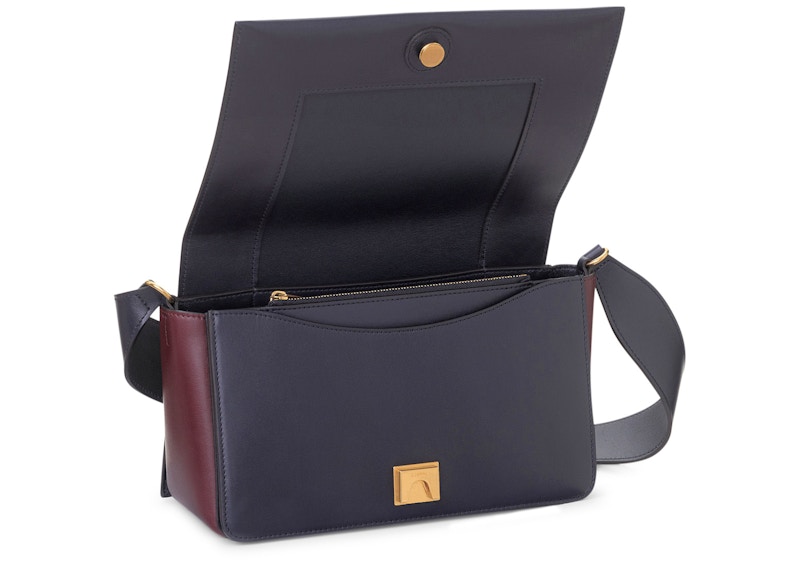 Lookbook Celine Frame Mediano Azul Marino/Burdeos