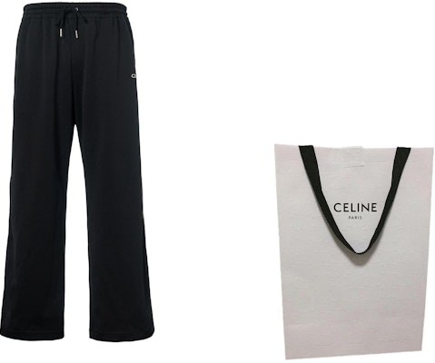 CELINE FW21 Pantalones Jogger Negros Bordados de Punto. 2Z099121O-38AW Shop CELINE FW21 Pantalones Jogger Negros Bordados de Punto. 2Z099121O-38AW