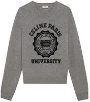 Order CELINE FW21 灰色字母圖案長袖針織毛衣. 2A04H849K-08EF