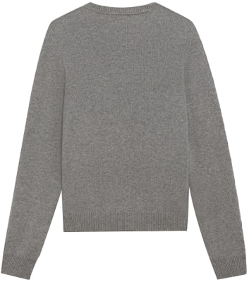 CELINE FW21 Sweter Rajut Abu-Abu dengan Pola Huruf Lengan Panjang. 2A04H849K-08EF Lookbook CELINE FW21 Sweter Rajut Abu-Abu dengan Pola Huruf Lengan Panjang. 2A04H849K-08EF