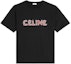 Order CELINE FW22 黑色棉质水钻宽松版T恤。 2X49F671Q-38BR