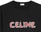 Details for CELINE FW22 黑色棉质水钻宽松版T恤。 2X49F671Q-38BR