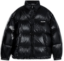 CELINE FW22 Black Puffer Jacket Zip-Up Down Coat Lightweight Quilted 2W837595K-38NO CELINE FW22 Black Puffer Jacket Zip-Up Down Coat Lightweight Quilted 2W837595K-38NO