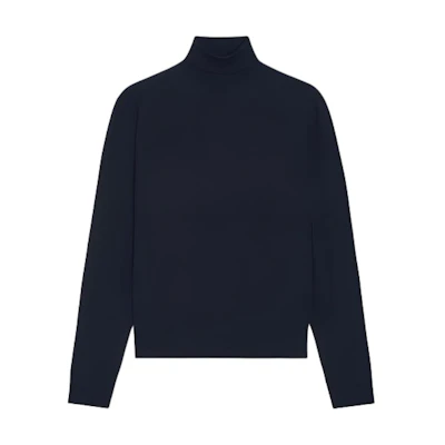 CELINE FW22 Black Turtleneck Wool Sweater Pullover 2AC69395D-38NO