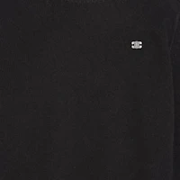 Sizing CELINE FW22 黑色羊毛羊絨標誌貼布針織毛衣 2AC85048T-38OW