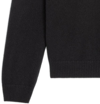 Jersey de Lana y Cachemira Negro CELINE FW22 con Parche de Logo. 2AC85048T-38OW Cheap Jersey de Lana y Cachemira Negro CELINE FW22 con Parche de Logo. 2AC85048T-38OW