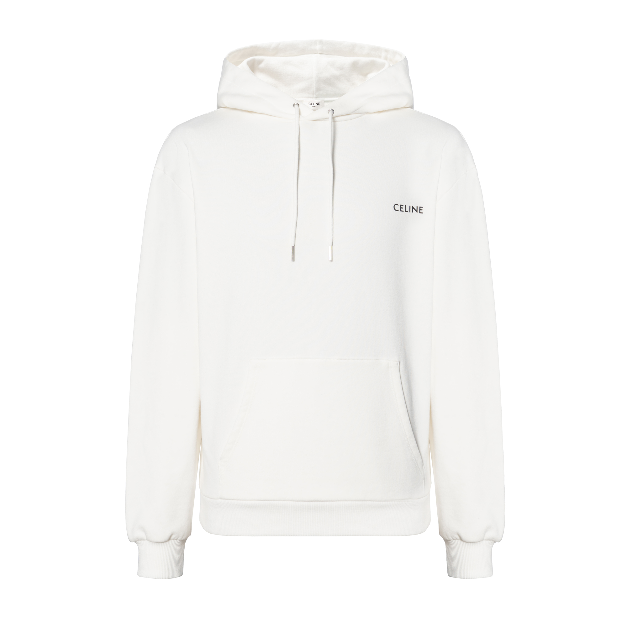 Buy CELINE FW22  Logo Print Hoodie Fluorescent White 2Y958670Q-01OB