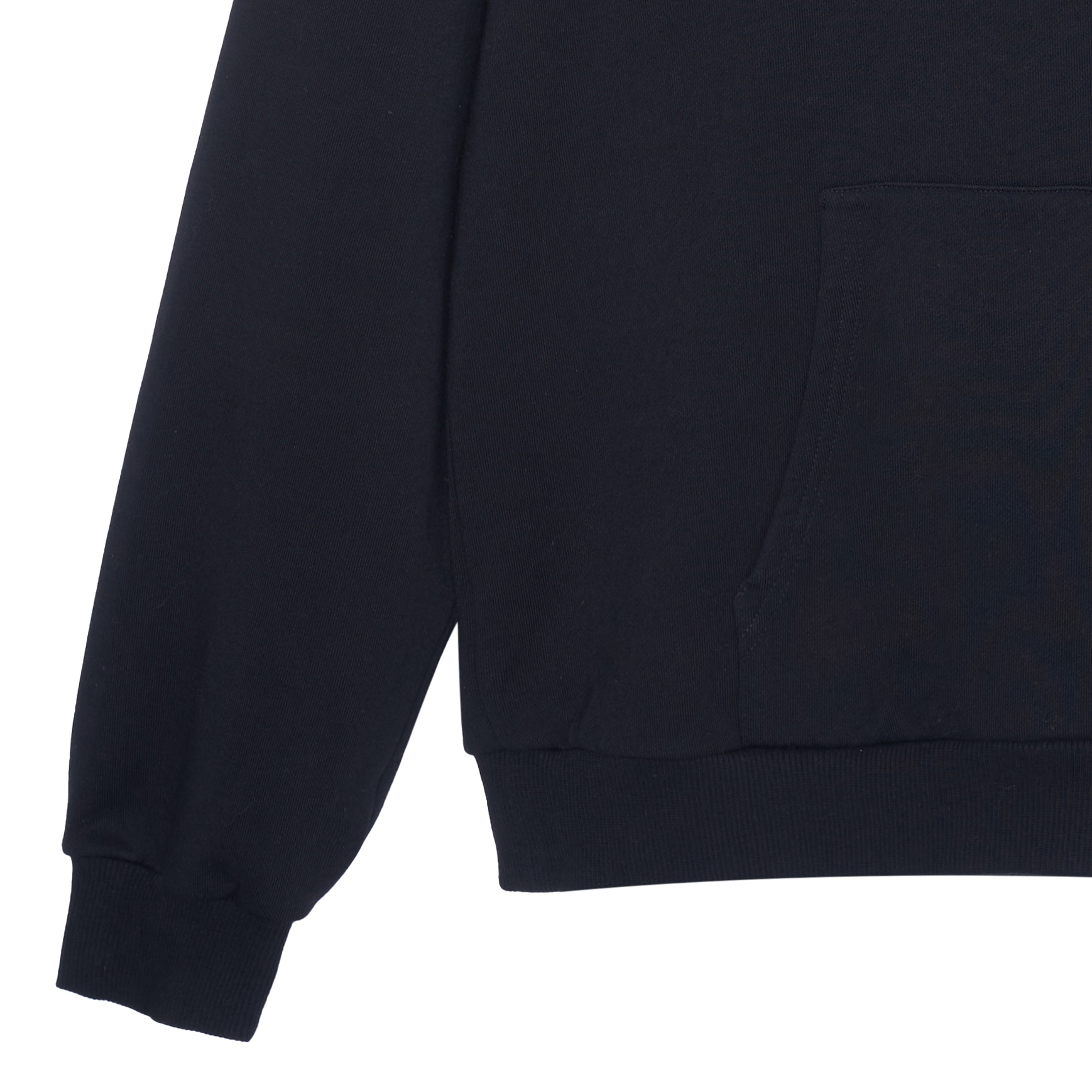 Sizing CELINE FW22  Oversized Logo Drawstring Hoodie Black. 2Y468670Q-38NO