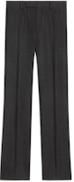 CELINE FW22 Slim Fit Black Flared Casual Pants with Stripes 2P401495R-38CE CELINE FW22 Slim Fit Black Flared Casual Pants with Stripes 2P401495R-38CE