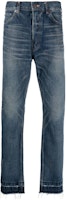 CELINE FW22 Washed Low-Waist Straight Leg Jeans Blue. 2N809066S-07TK CELINE FW22 Washed Low-Waist Straight Leg Jeans Blue. 2N809066S-07TK