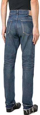 CELINE FW22 Washed Low-Waist Straight Leg Jeans Blue. 2N809066S-07TK Purchase CELINE FW22 Washed Low-Waist Straight Leg Jeans Blue. 2N809066S-07TK