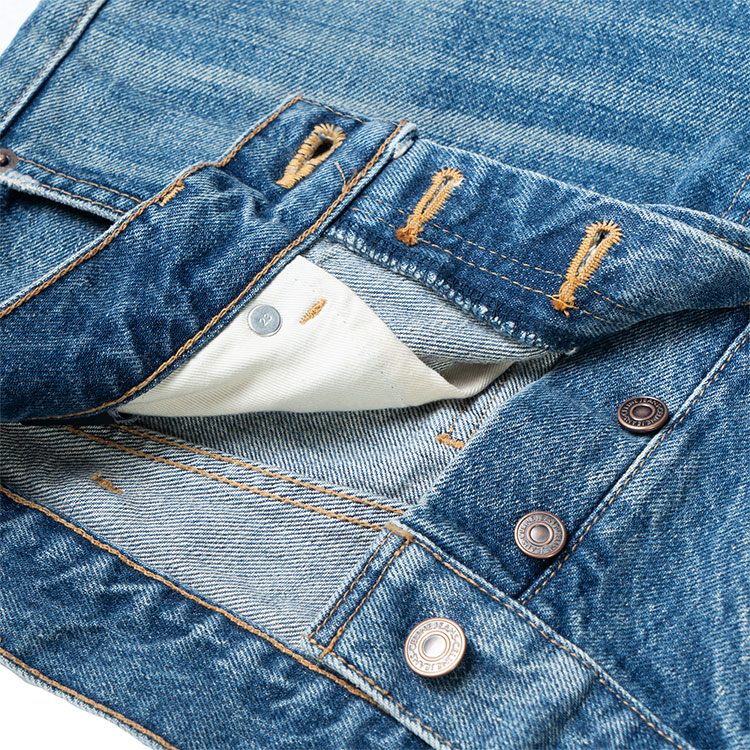 Sizing CELINE FW22  Washed Straight-Leg Relaxed Mid-Rise Blue Jeans 2N574930F-07UW