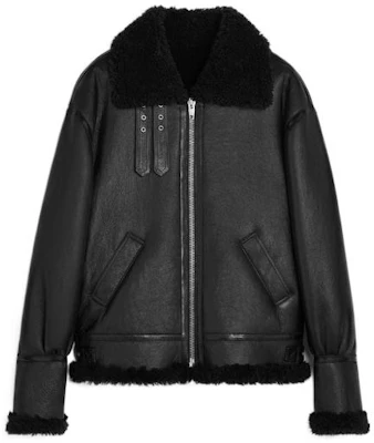 Celine FW22 黑色純色拉鍊休閒外套 2E451720G-38UB Buy Celine FW22 黑色純色拉鍊休閒外套 2E451720G-38UB