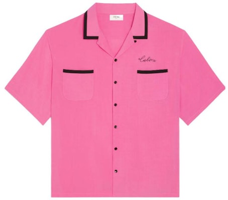 CELINE FW22 Boy Doll Contrast Trim Button-Up Loose Fit Pink Shirt Men’s. 2C831171S-25RP Buy CELINE FW22 Boy Doll Contrast Trim Button-Up Loose Fit Pink Shirt Men’s. 2C831171S-25RP