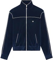 Celine FW22 Colorblock Zip Knit Jacket Navy Blue 2Y168679I-07MR Celine FW22 Colorblock Zip Knit Jacket Navy Blue 2Y168679I-07MR