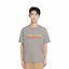 Shop CELINE FW22 Baju T-Shirt Logo Gradient Lelaki Grey Loose Fit 2X10B671Q-09ME