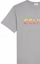 Details for CELINE FW22 Baju T-Shirt Logo Gradient Lelaki Grey Loose Fit 2X10B671Q-09ME