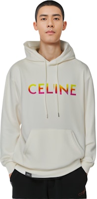 CELINE FW22 Gradient Logo Oversized Hoodie Men’s Off-White. 2Y753670Q-01OW Shop CELINE FW22 Gradient Logo Oversized Hoodie Men’s Off-White. 2Y753670Q-01OW