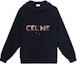 Buy CELINE FW22 Gradient Logo Pullover Sweatshirt Black . 2A10X666Q-38NO