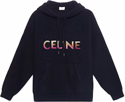 Order CELINE FW22 Gradient Logo Pullover Sweatshirt Black . 2A10X666Q-38NO