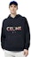 Shop CELINE FW22 Gradient Logo Pullover Sweatshirt Black . 2A10X666Q-38NO