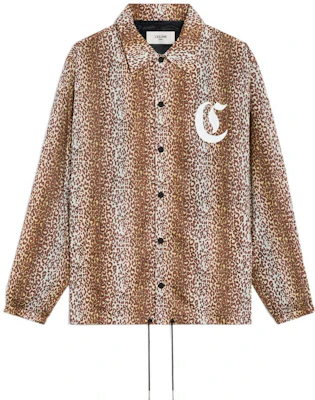 Celine FW22 豹紋教練外套 棕色 2W864136U-19LE Buy Celine FW22 豹紋教練外套 棕色 2W864136U-19LE