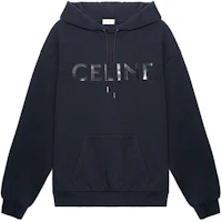 Celine FW22 Letter Print Pullover Long Sleeve Sweatshirt Black () 2Y969670Q-38NO Celine FW22 Letter Print Pullover Long Sleeve Sweatshirt Black () 2Y969670Q-38NO