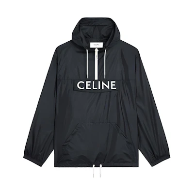 Celine FW22 Logo Print Hooded Jacket 2W531495M-38NO