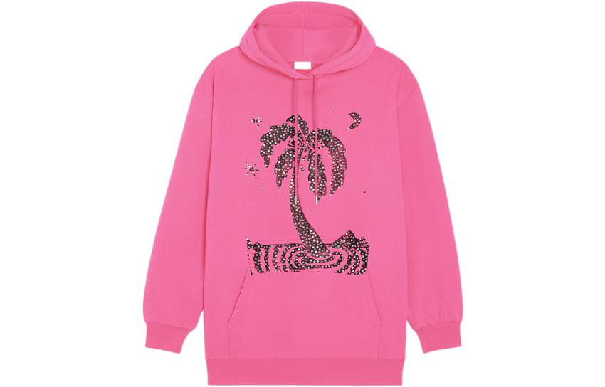 Celine FW22 Lost Paradise Rhinestone Print Hoodie Men’s - Rose Pink 2Y795670Q-24CB