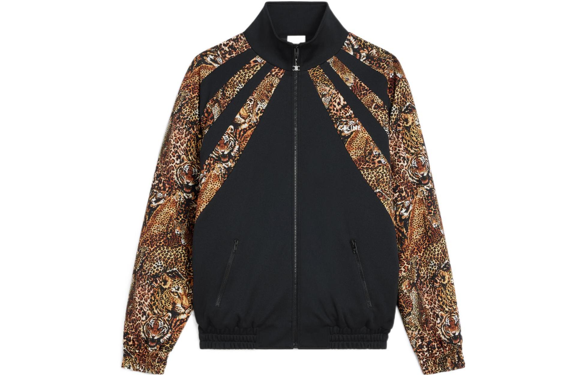 Celine FW22 Reversible Knit Track Jacket Black 2Y949435S-38LP