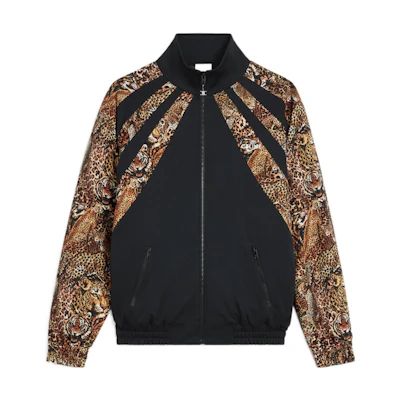 Celine FW22 Reversible Knit Track Jacket Black 2Y949435S-38LP
