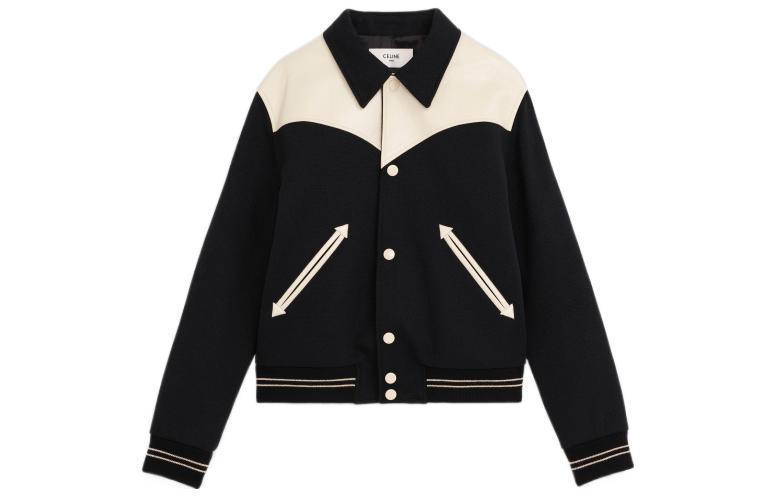 CELINE FW22 Single-Breasted Long Sleeve Jacket Black  Outerwear 2V534896C-38NO