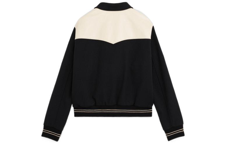 Lookbook CELINE FW22 Jaket Lengan Panjang Hitam Single-Breasted  Pakaian Luar 2V534896C-38NO