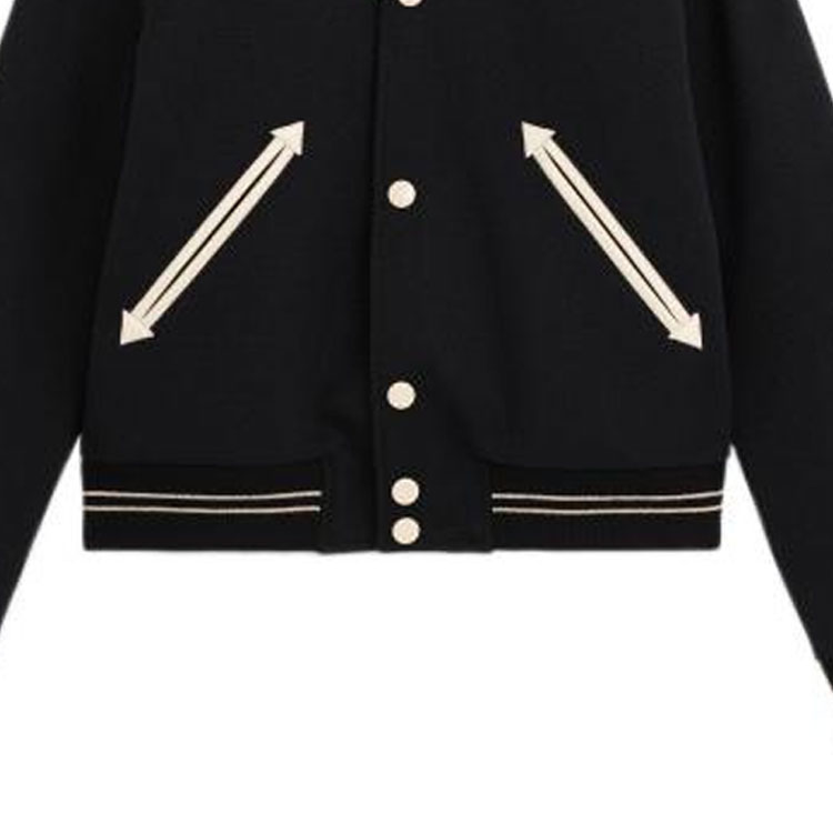 Details for CELINE FW22 Jaket Lengan Panjang Hitam Single-Breasted  Pakaian Luar 2V534896C-38NO