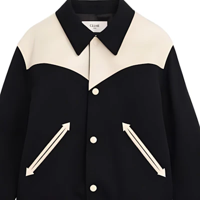 CELINE FW22 單排扣長袖外套 黑色 外套 2V534896C-38NO Sizing CELINE FW22 單排扣長袖外套 黑色 外套 2V534896C-38NO