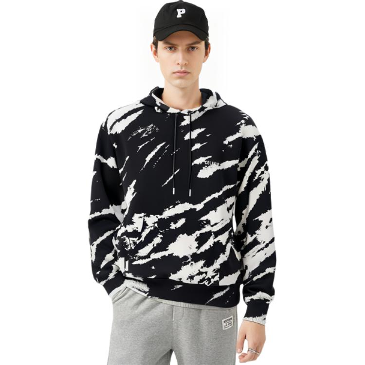 Purchase Celine FW22 黑色長袖紮染連帽衫 2Y974129T-38AW