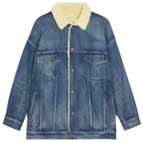 Celine FW22 Vintage Sequin Fringe Denim Jacket Blue 2Q542066S-07TK Celine FW22 Vintage Sequin Fringe Denim Jacket Blue 2Q542066S-07TK