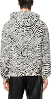 Shop CELINE FW22 Zebra Logo Print Sweatshirt Black . 2Y965427S-01OB