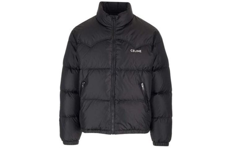 CELINE FW23  Black Embroidered High Neck Zip Jacket. 2W996092L-38NC 圖 2