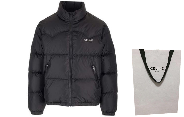 CELINE FW23  Black Embroidered High Neck Zip Jacket. 2W996092L-38NC 圖 3