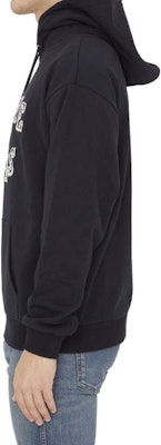 CELINE FW23 黑色字母Logo印花連帽衫 帶抽繩設計 2Y03E670Q-38XC Sizing CELINE FW23 黑色字母Logo印花連帽衫 帶抽繩設計 2Y03E670Q-38XC