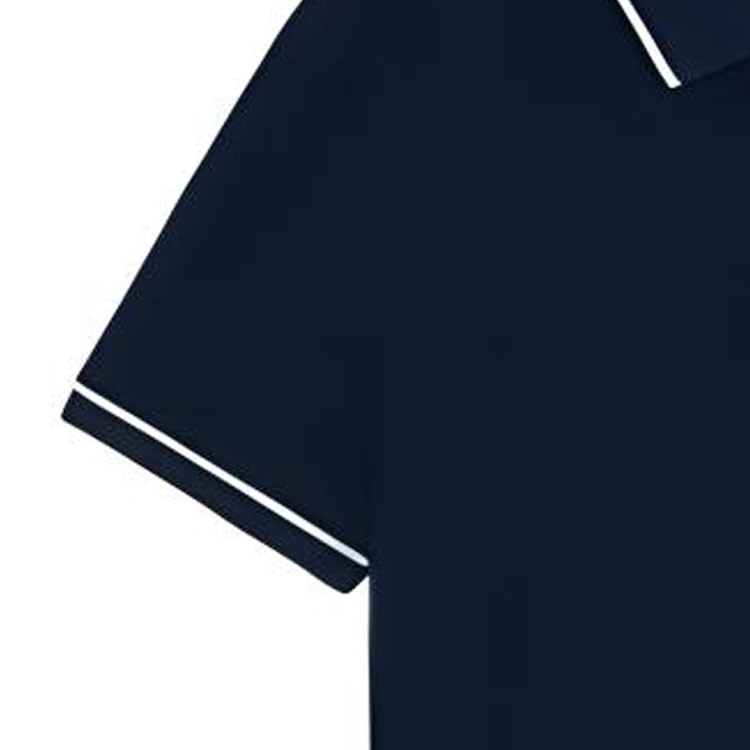 Lookbook CELINE FW23 藍色刺繡標誌直筒短袖POLO衫. 2X75H626U-07OW