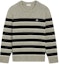 Buy CELINE FW23 Colorblock Striped Crewneck Sweater Light Grey. 2AE4B896T-06BK