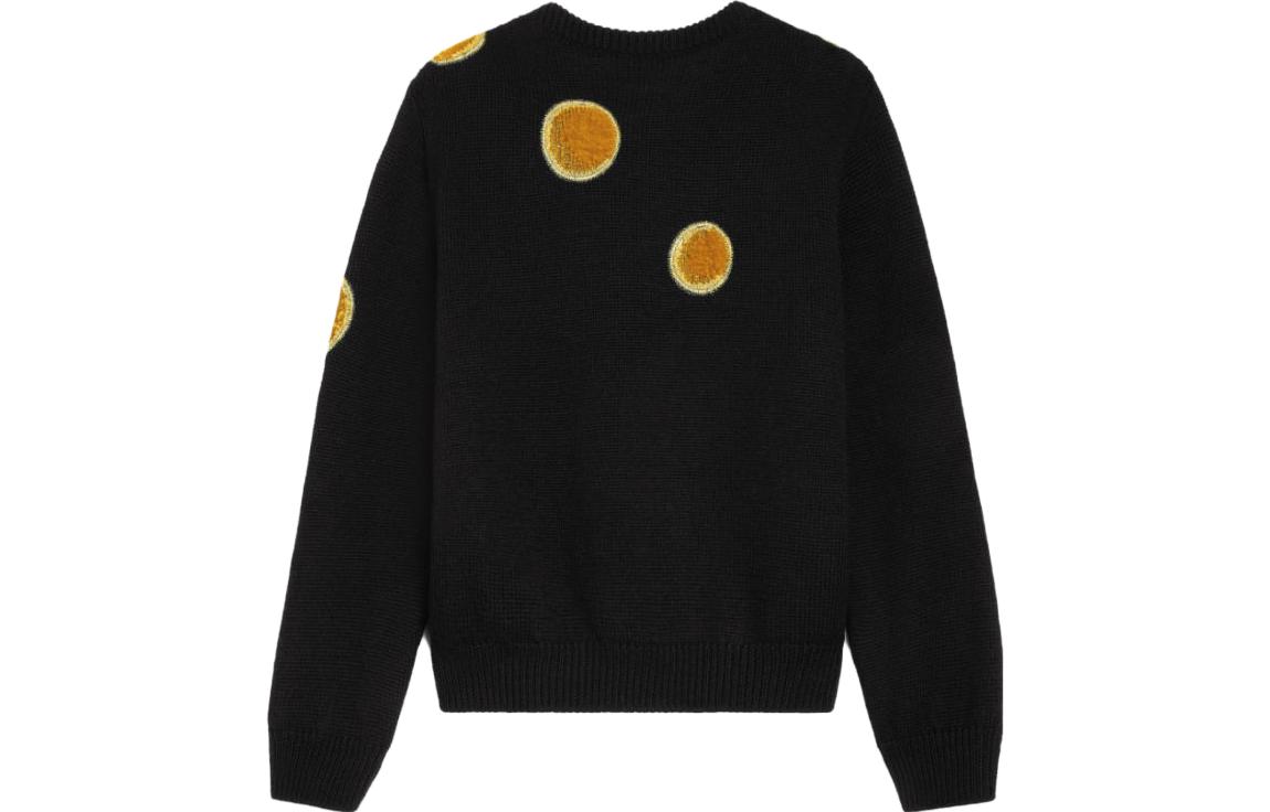 Lookbook CELINE FW23 水玉プリント ラウンドネックセーター ブラック 2AD3T270W-38NO