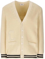 CELINE FW23 Slim-Fit Long-Sleeve Cardigan Sweater Off-White. 2AD7O192W60EB CELINE FW23 Slim-Fit Long-Sleeve Cardigan Sweater Off-White. 2AD7O192W60EB