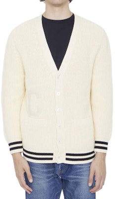 セリーヌ FW23 スリムフィット 長袖 カーディガン セーター オフホワイト. 2AD7O192W60EB Lookbook セリーヌ FW23 スリムフィット 長袖 カーディガン セーター オフホワイト. 2AD7O192W60EB