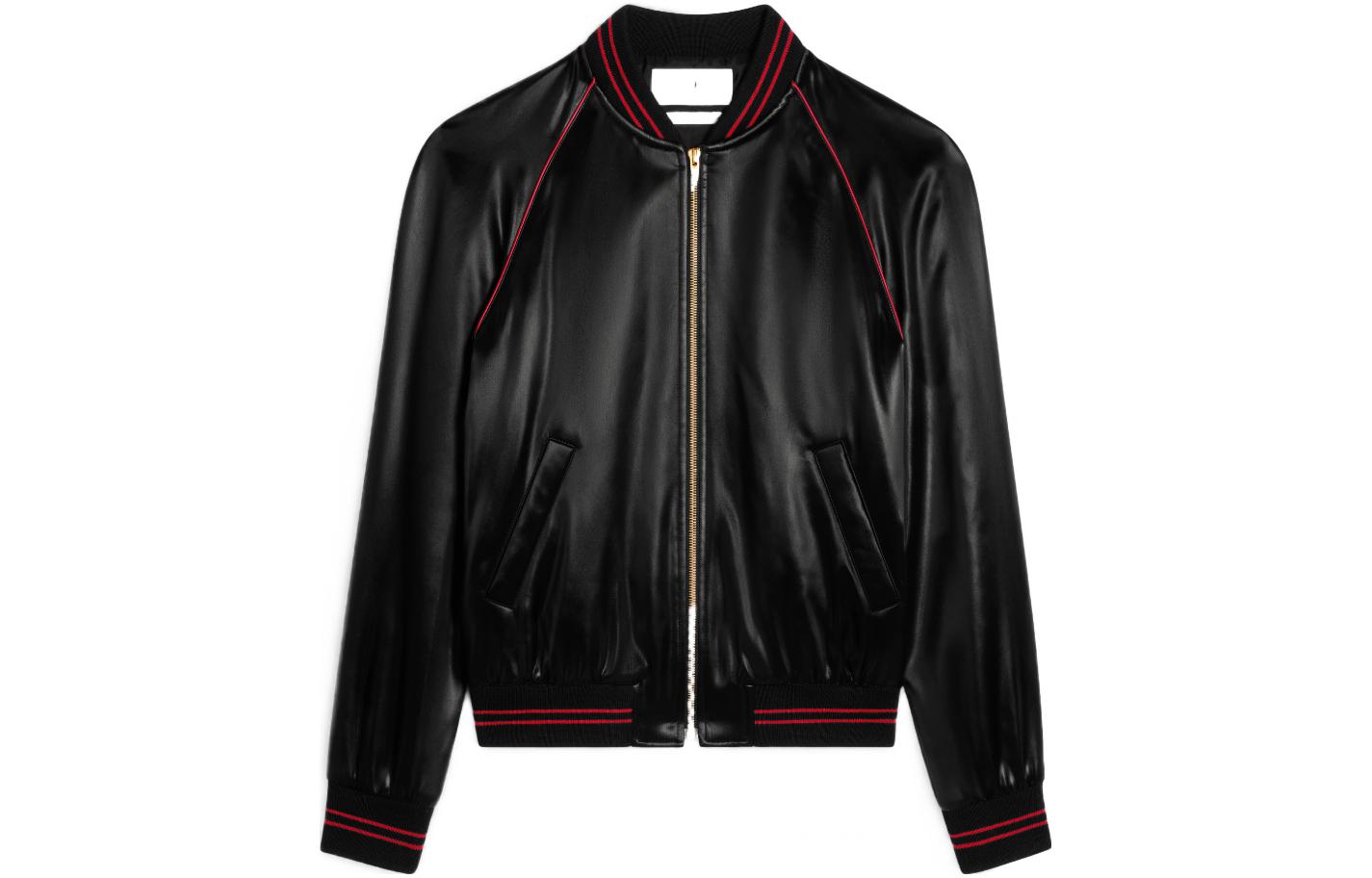 Celine FW23 Colorblock Striped Zip Jacket Black 2V82R199Q-38NO