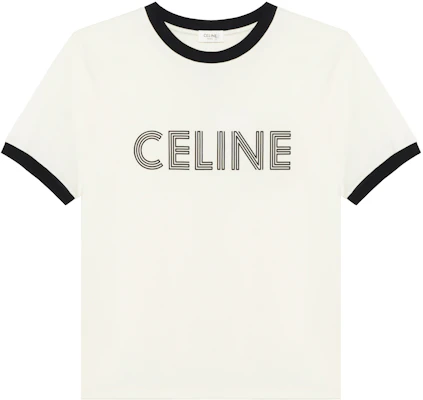 CELINE FW23對比滾邊標誌印花短袖T恤 灰白色 男款。 2X49I671Q-01QF Buy CELINE FW23對比滾邊標誌印花短袖T恤 灰白色 男款。 2X49I671Q-01QF