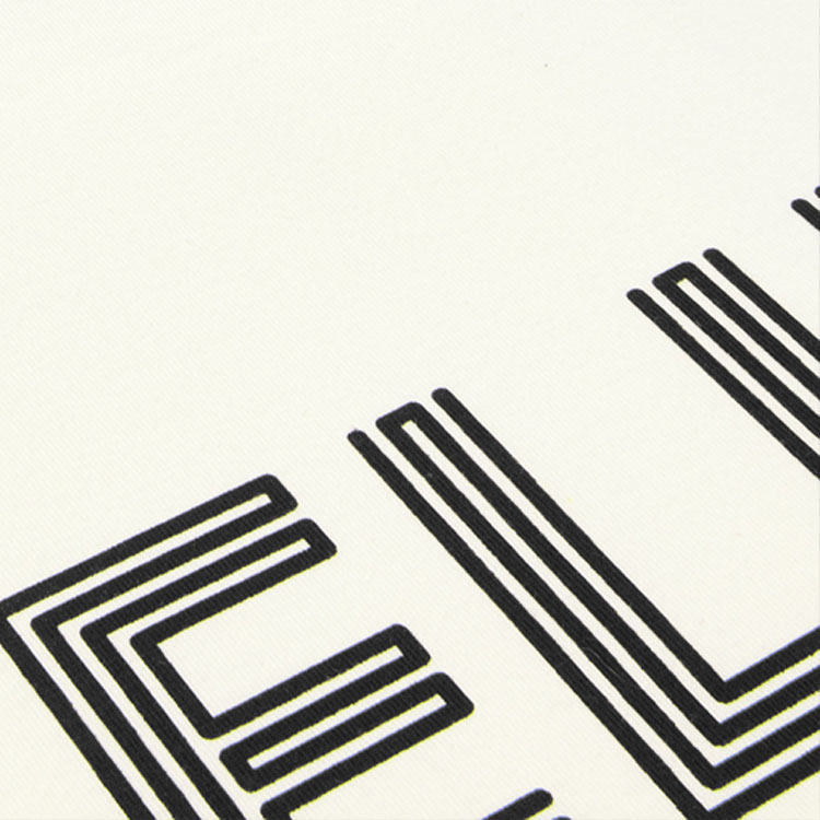 CELINE FW23 Contrast Trim Logo Print Short Sleeve T-Shirt Grey White Men’s. 2X49I671Q-01QF 圖 6