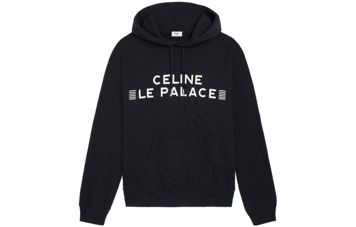 Celine FW23 Logo Print Hoodie Black 2Y75D670Q-38AW
